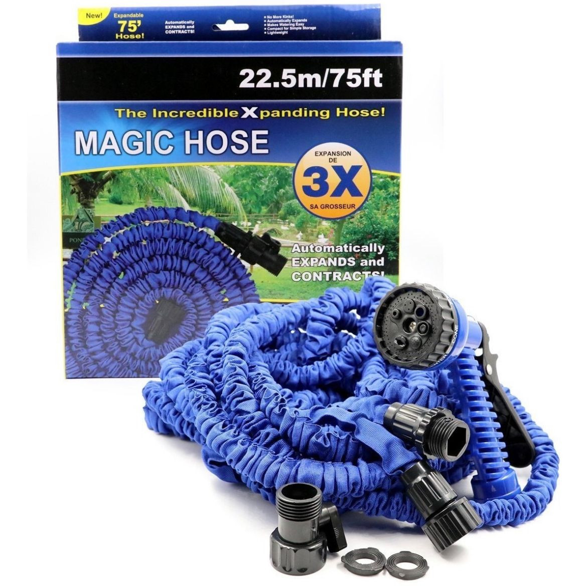 Miniatura 3 de Manguera Expandible 22.5m  + Pistola